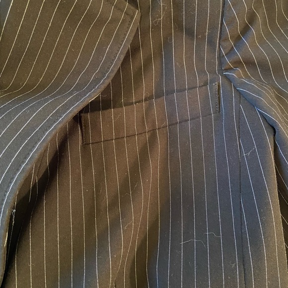 Worthington Stretch pin stripe blazer jacket work - Picture 4 of 4